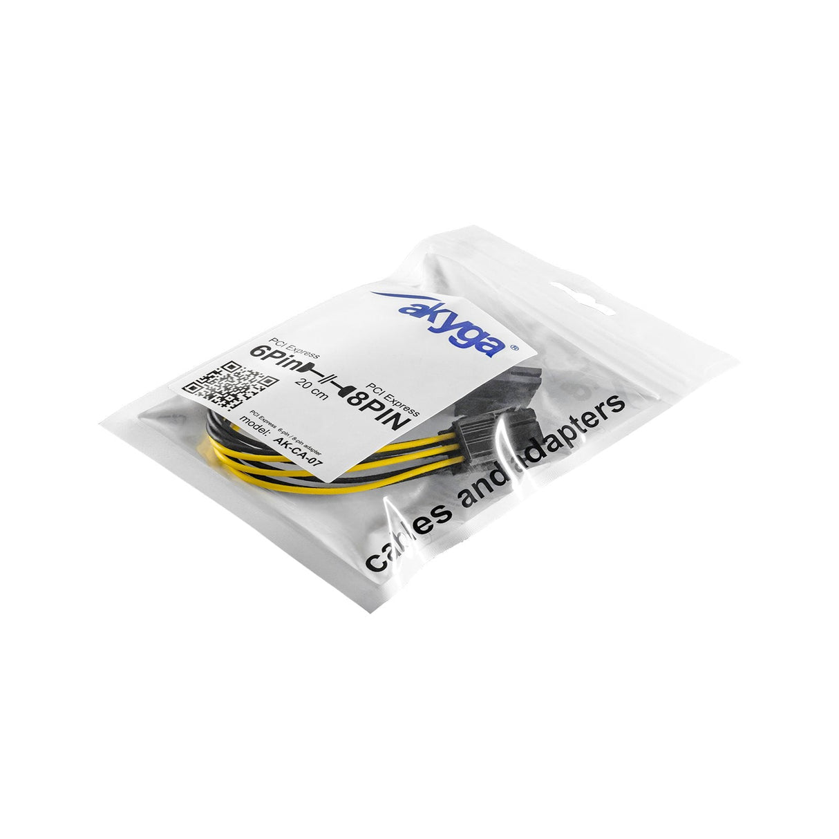 Akyga Adaptador Pci Express 6pin-F / 8pin-M 28cm Ak-Ca-07