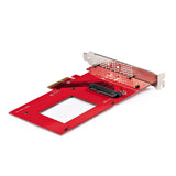 Startech Tarjeta Adaptador U.3 A Pcie Pcie 4.0 X4 Para Ssds U.3 Nvme De 2,5 Pci Express Sff-Ta-1001