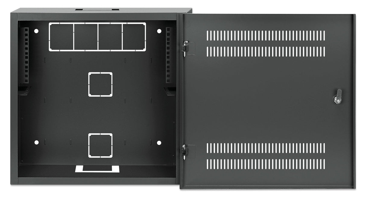 EAN 0766623713689 - Intellinet 713689 armario rack 2U/4U Bastidor de pared Negro imagen 5