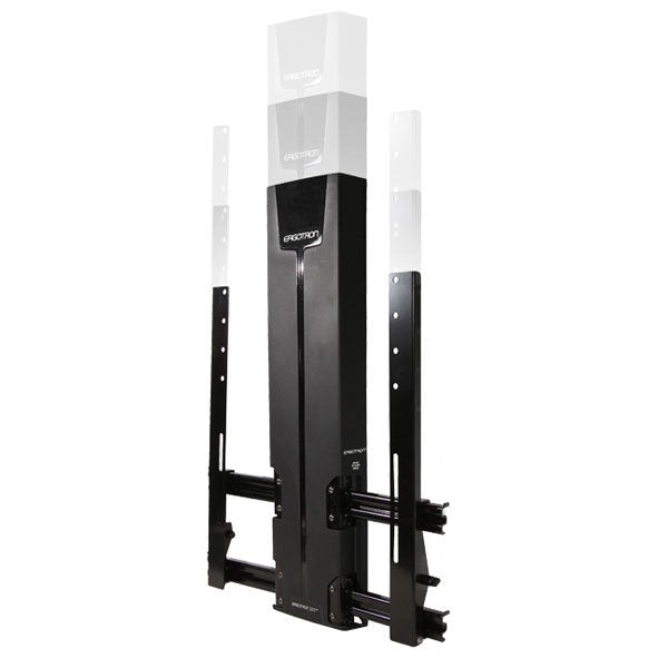Soporte De Pared Ergotron Glide Wall Mount, Hd 152,4 Cm (60") Negro Pared,  Negro, Hd, 18 Kg, 76,2 Cm (30"), 152,4 Cm (60"), 400 X 400 Mm, Ajustes De Altura, Negro