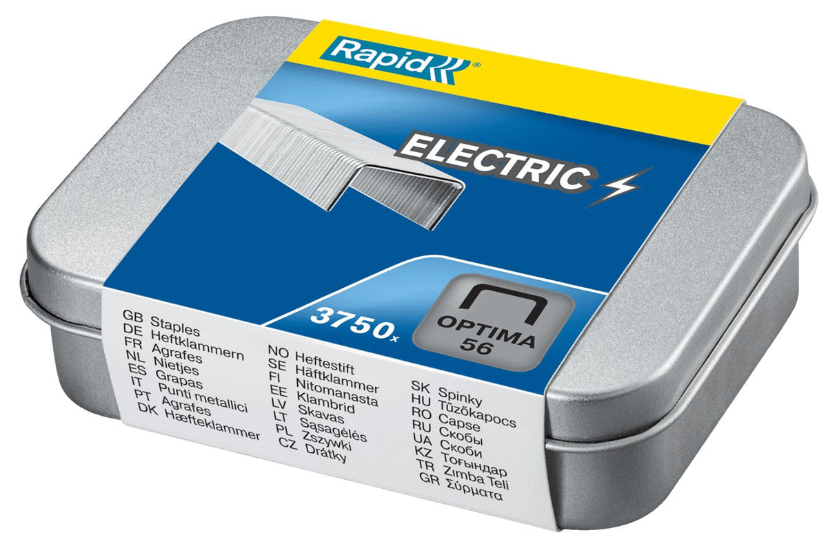 Rapid Grapas Optima Nº56 22/6 Galvanizadas -Caja De 3750-