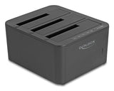 Delock Usb Dockingstation Para 3 X Sata Hdd / Ssd Con 1:2 Klon Funktion