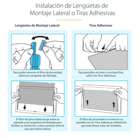 EAN 65030901888 - StarTech.com 2469G-PRIVACY-SCREEN filtro para monitor 61 cm (24") Filtro de privacidad para pantallas sin m imagen 13