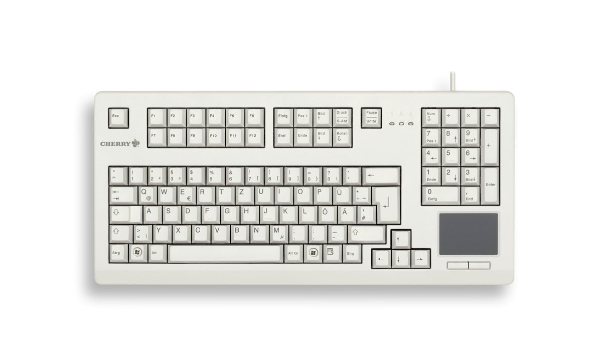 Cherry Tas Touchboard G80-11900 Corded Eu-Layout Gris Claro