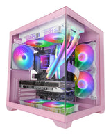 EAN 8435693109600 - Mars Gaming MC-VIEW2P Mini Tower Rosa imagen 2