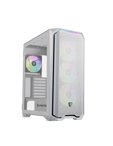 EAN 8435443721854 - Nfortec NF-CS-KRATERX-W carcasa de ordenador Midi Tower Blanco imagen 1