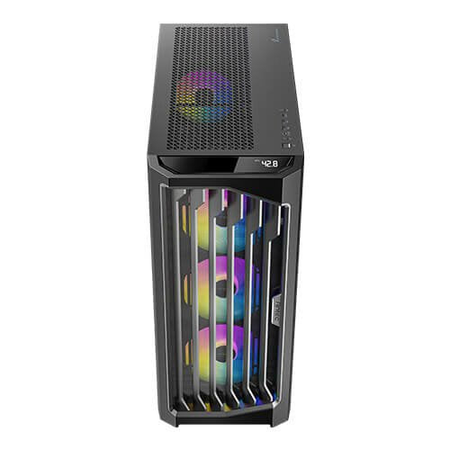 Caja Pc E-Atx Performance 1 Ft A-Rgb Negro Antec Int:2x3.5,3x2.5/ 2xusb3.0, 1xusb-C/ Audio In/Out/ Paneles Lateral De Cristal Templado/ Pantalla Led
