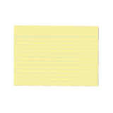 Herlitz Karteikarte A6 Liniert Amarillo 100er Packung