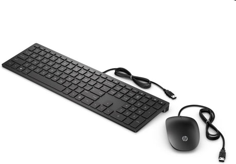 EAN 192545458092 - HP Pavilion Wired Combo Keyboard 400 teclado Ratón incluido Oficina USB Negro imagen 2