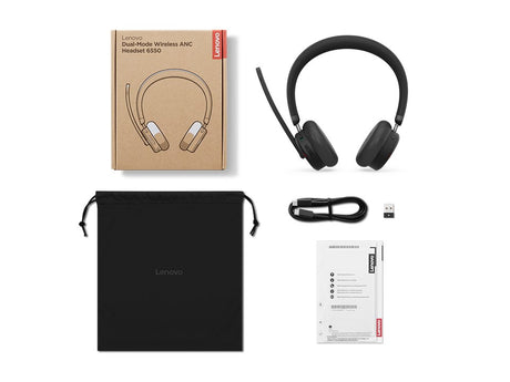 EAN 0195892122241 - Lenovo ANC Headset 6550 Auriculares Inalámbrico Diadema Oficina/Centro de llamadas USB Tipo C Bluetooth N imagen 18
