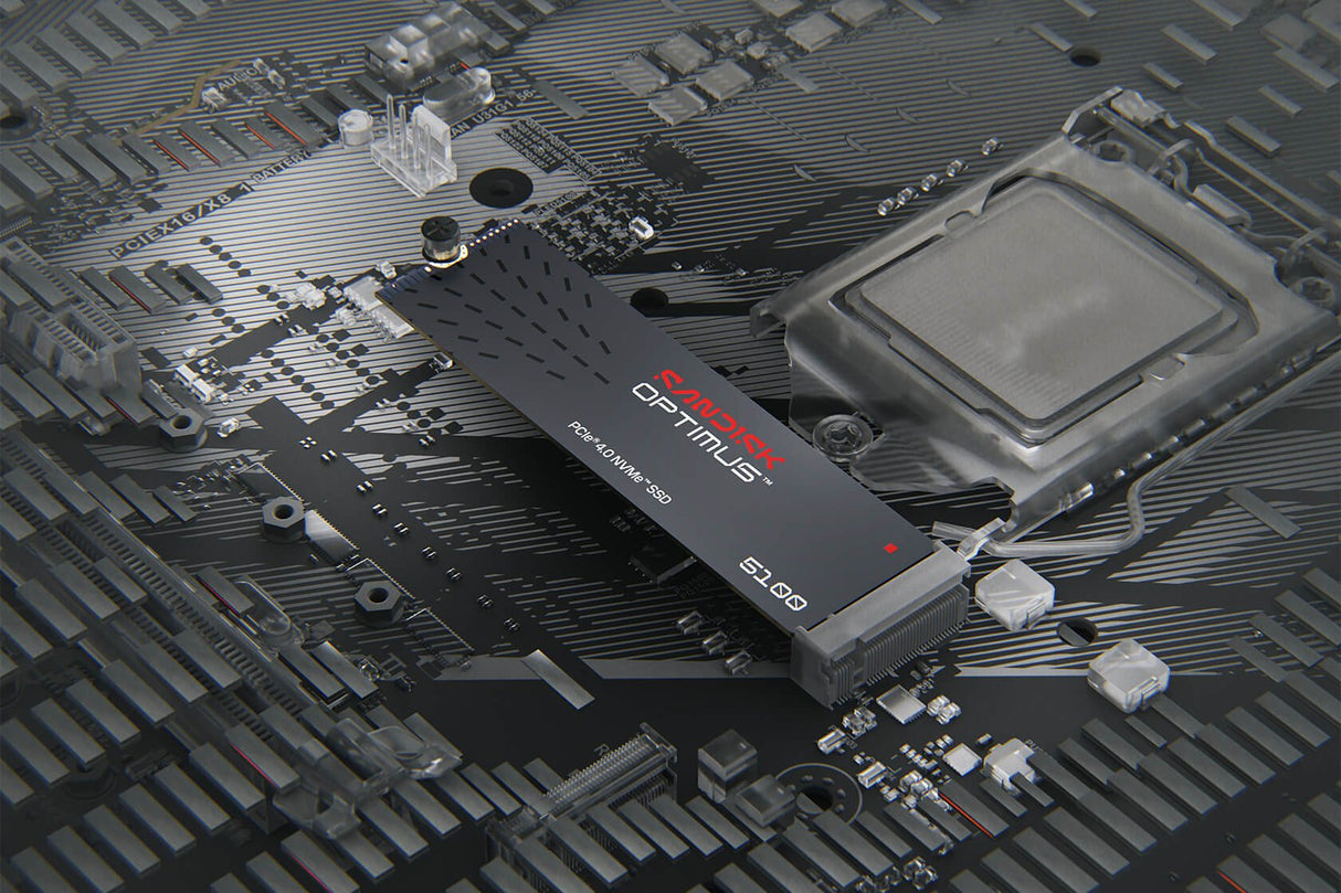 Disco Ssd Sandisk Optimus 5100 2 Tb Interno M.2 2280 Pcie 4.0 X4 (Nvme) Sdsp51200tan-000