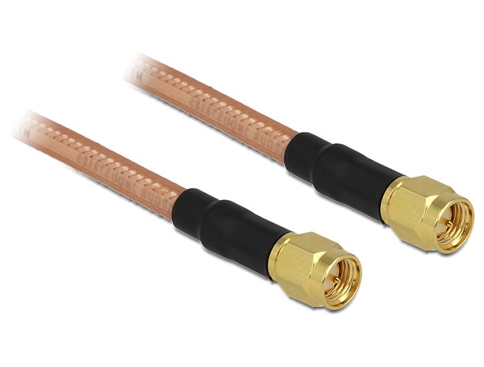 Delock Cable De Antena Sma Macho > Sma Macho Rg-142 400 Mm Low Loss