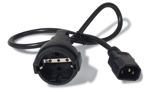 Apc Ap9880 Cable De Transmisión Negro 0,6 M C14 Acoplador Cee7/7