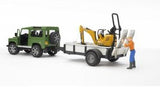 Bruder Land Rover Defender Con Remolque 02593