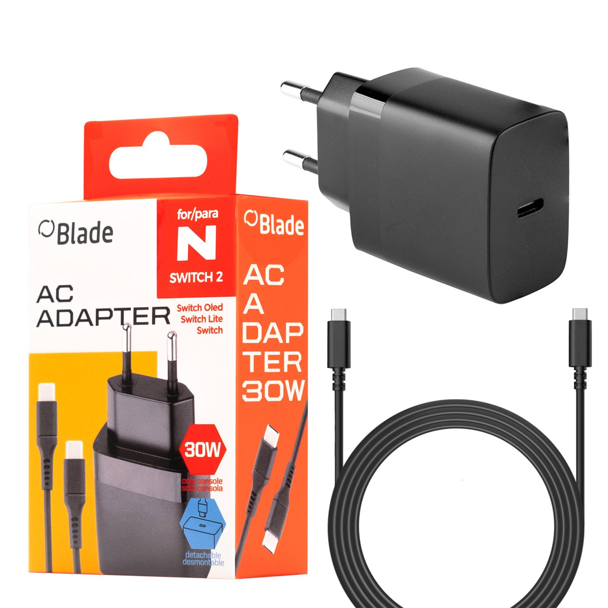 Adaptador Corriente Fr-Tec Nintendo Switch 2