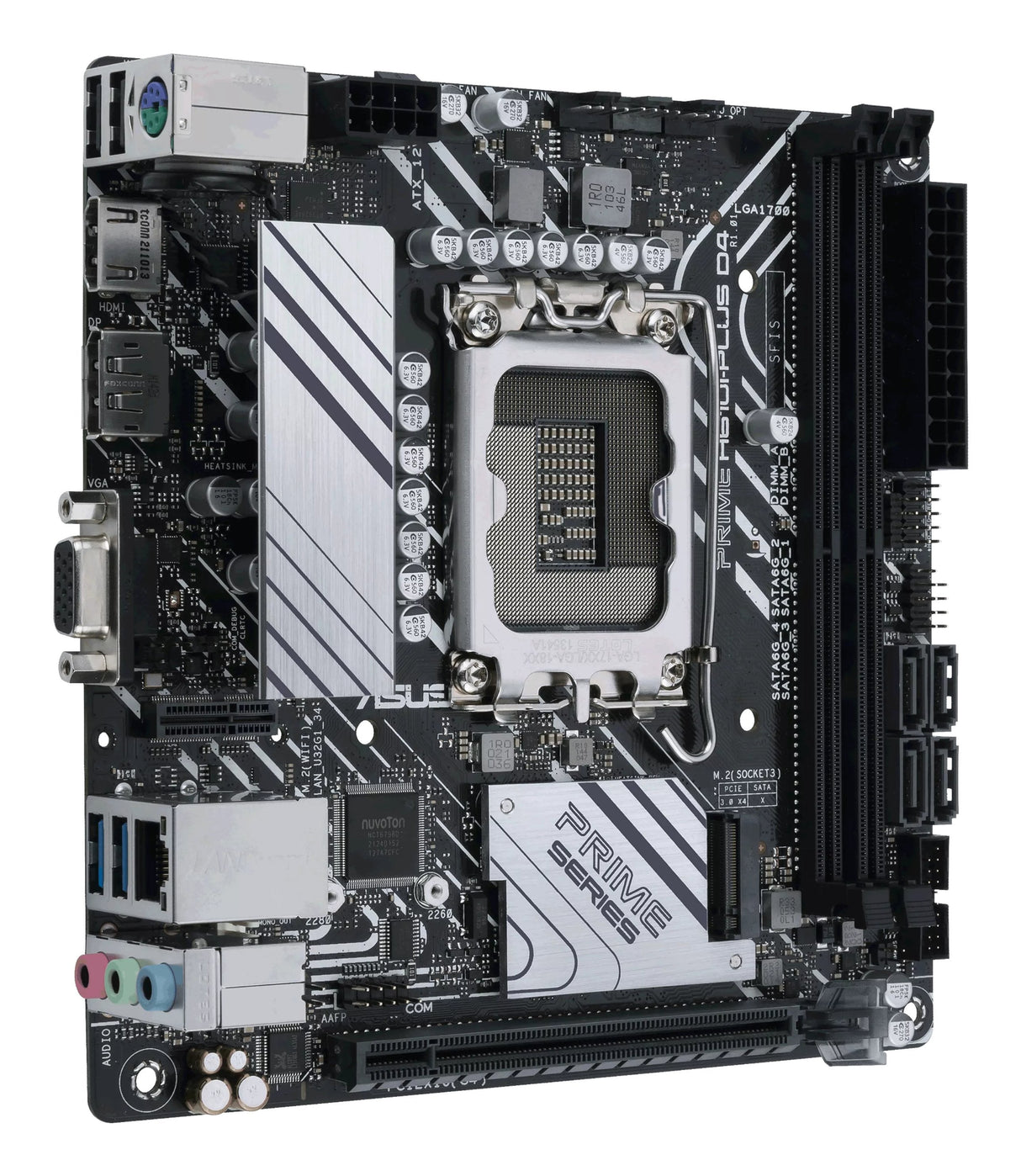 EAN 4711081755753 - ASUS PRIME H610I-PLUS D4-CSM Intel H610 LGA 1700 mini ITX imagen 3