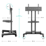 EAN 4603728443508 - ONKRON TS1350-B soporte para TV 177,8 cm (70") Negro imagen 14