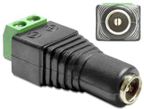 Delock Adaptador Cc 5,5 X 2,5 Mm Hembra Terminales De 2 Contactos 65485