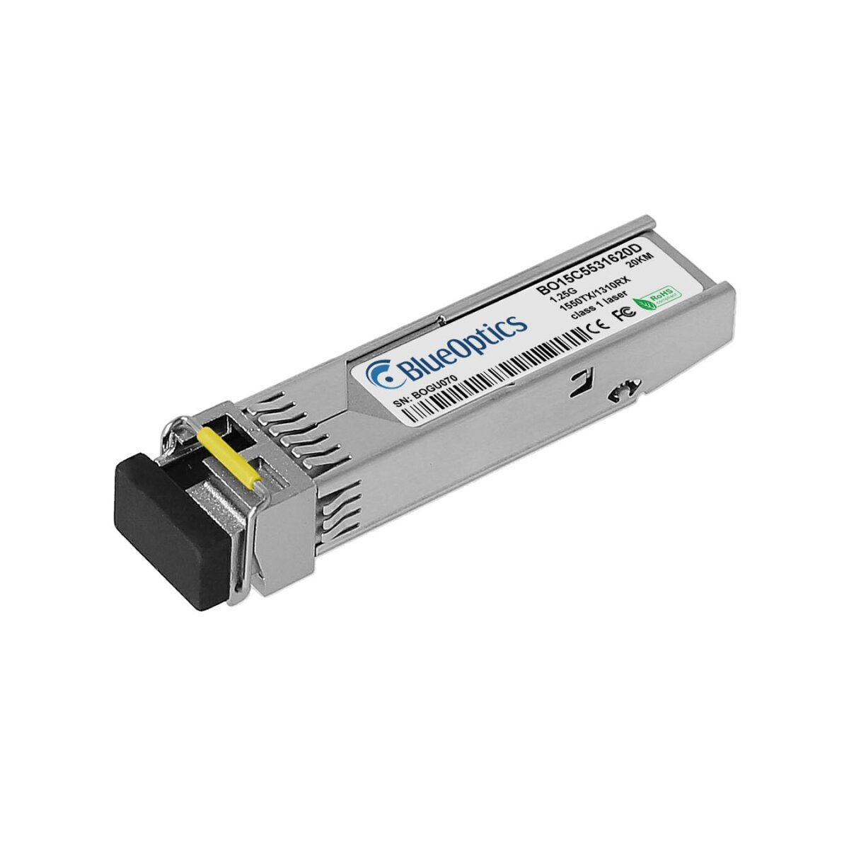 Blueoptics Cisco Glc-Bx-D-1550 Blueoptics Bo15c5531620d Sfp Transceiver, Lc-Simplex, 1000base-Bx-D, Singlemode Fiber, Tx1550nm/Rx1310nm, 10km