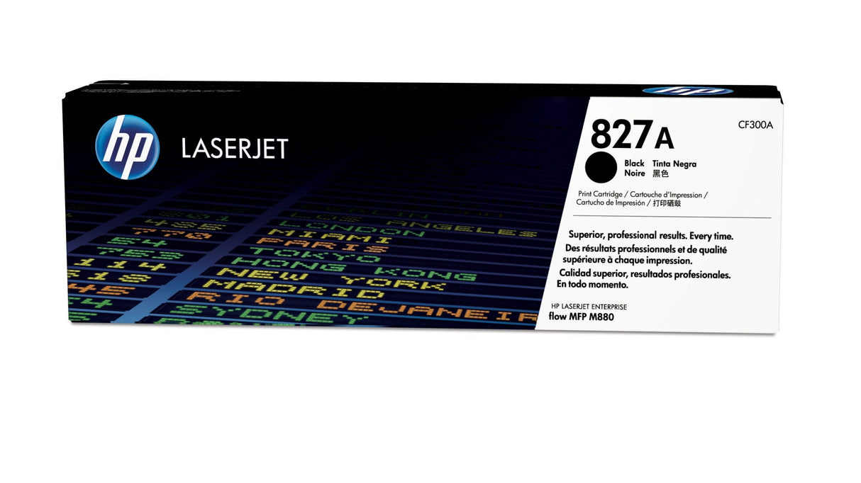 EAN 0887111323910 - HP 827A Black Original LaserJet Toner Cartridge cartucho de tóner 1 pieza(s) imagen 1