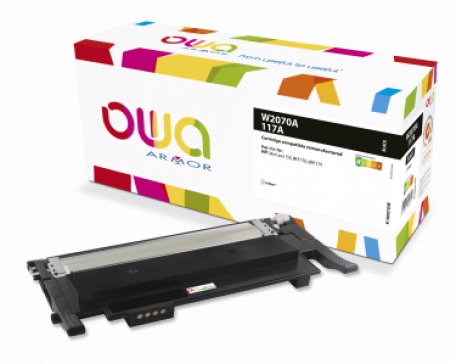 Owa Toner Komp. Con Hp W2070a, 117a Negro (1.000 S.)