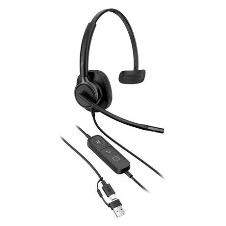 EAN 0199896046411 - HP Poly Mission 415 Monaural USB Wired Headset Negro imagen 4