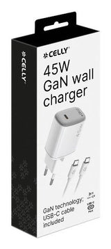 EAN 8021735221395 - Celly UPTC1USBC45WCTC cargador de dispositivo móvil Smartphone, Tableta Blanco Corriente alterna, USB Car imagen 4