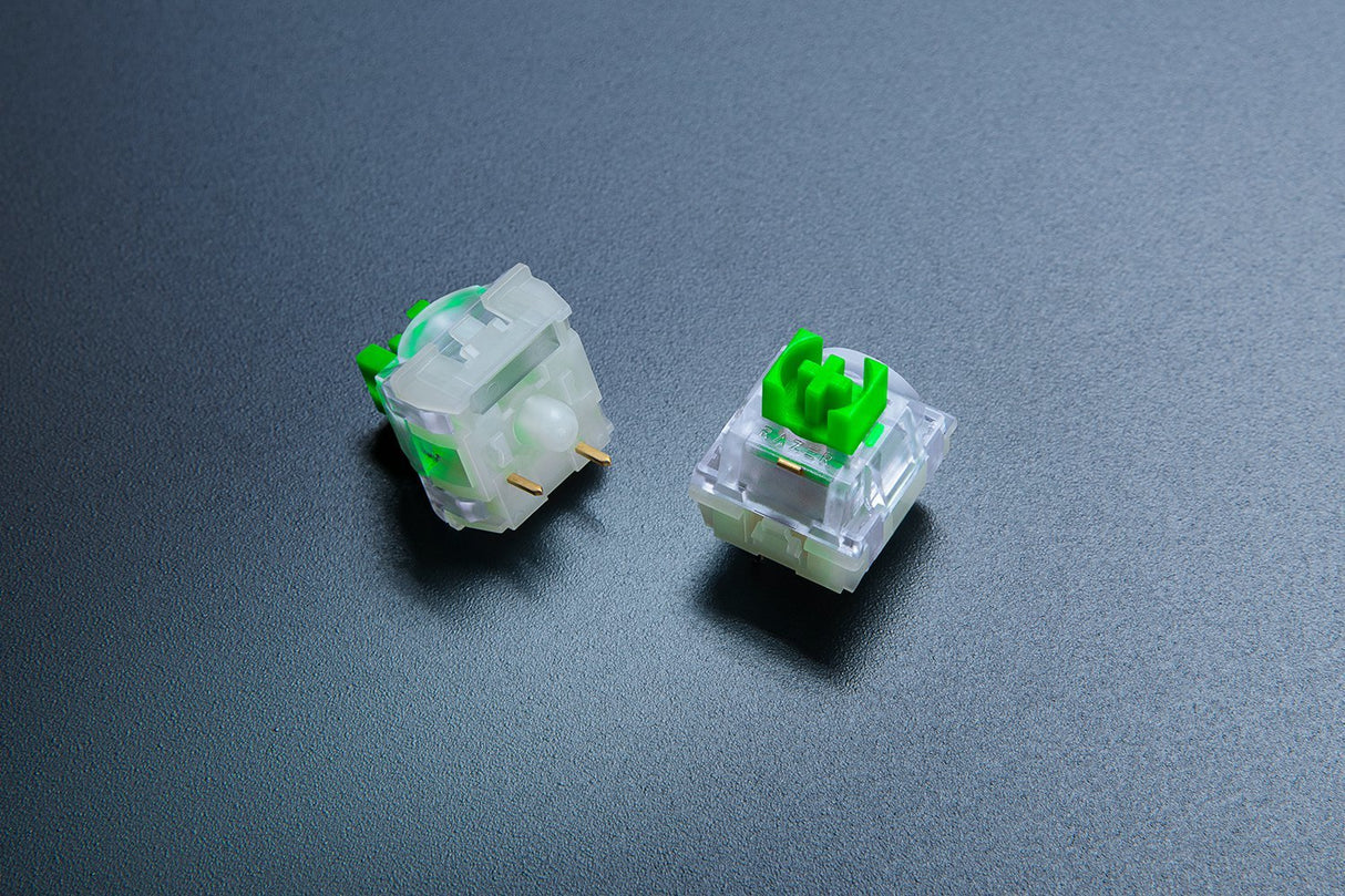 Razer Green Switch Set, Interruptores De Llave Verde/Transparente, 36 Piezas