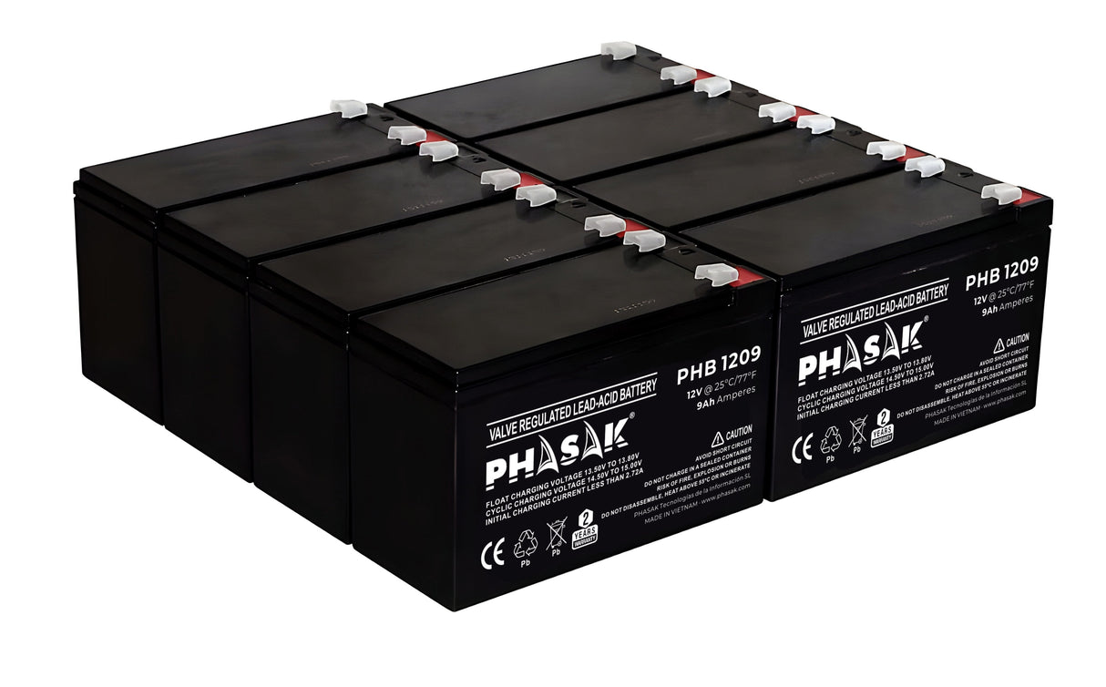 Batería Phasak Phb 1209 Compatible Con Sai Ups Phasak Según Especificaciones