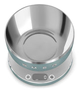 Smeg Ksc01egmww Báscula De Cocina Verde Claro, Acero Inoxidable Encimera Alrededor Báscula Electrónica De Cocina