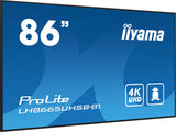 Iiyama Prolite Lh8665uhsb-B1 218 Cm (86") Lcd-Display Mit Led-Hintergrundbeleuchtung - 4k - Für Digital Signage