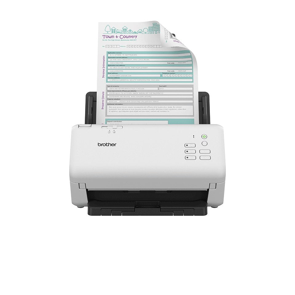 Brother Ads-4300n Desktop Scanner Duplex Network Ads4300ntf1