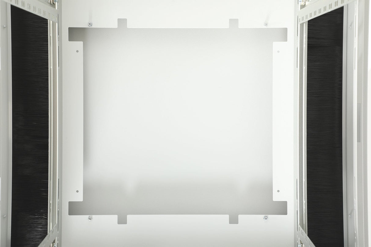 Armario De Red De 42ua Unique, 2053x800x800 Mm Puerta Frontal Acristalada Dos Hojas, Gris
