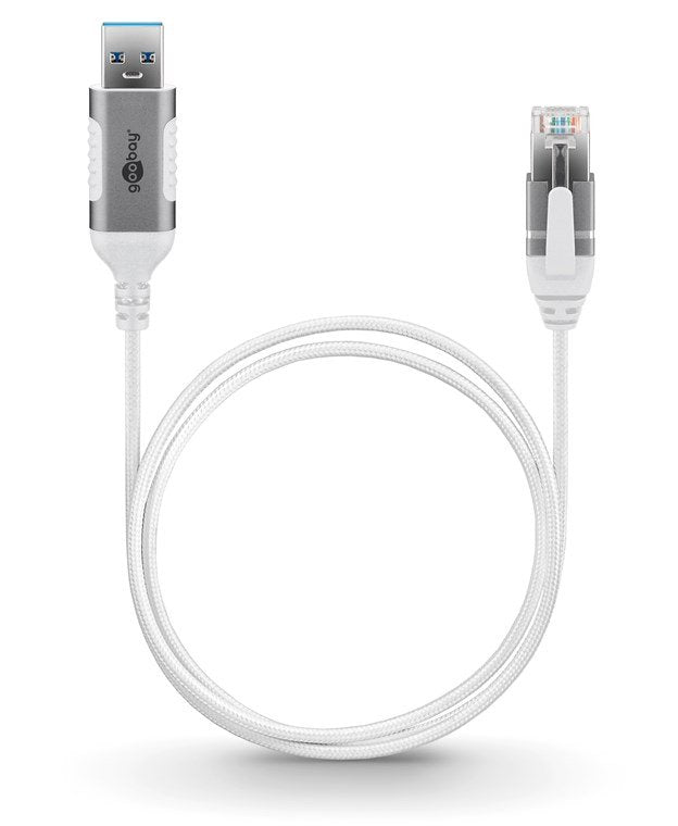 EAN 4040849743818 - Goobay 74381 cambiador de género para cable USB 3.0 type A RJ45 Blanco imagen 5