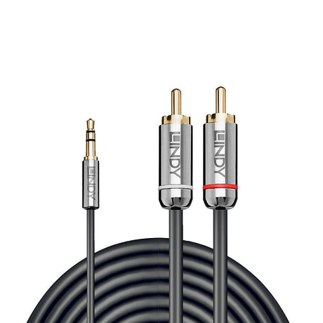 EAN 4002888353366 - Lindy 35336 cable de audio 5 m 3,5mm 2 x RCA Antracita imagen 2