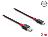 Delock Easy-Usb 2.0 Cable Typ-A Stecker Zu Usb Type-C Stecker 2 M Schwarz
