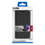 Sbs Wallet Stand Galaxy S25 Ultra Schwarz