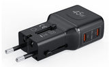EAN 8021735224549 - Celly MULTIPLUGSL45W cargador de dispositivo móvil Auriculares, Smartphone, Tableta Negro Corriente alter imagen 3