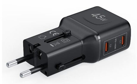 EAN 8021735224549 - Celly MULTIPLUGSL45W cargador de dispositivo móvil Auriculares, Smartphone, Tableta Negro Corriente alter imagen 3