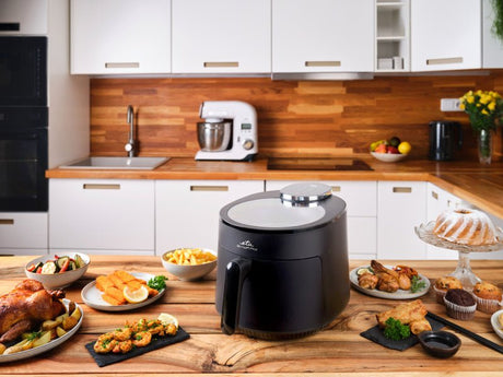 EAN 8590393414000 - Eta Skyfry Sencillo 5 L Independiente 1500 W Freidora de aire caliente Negro imagen 21
