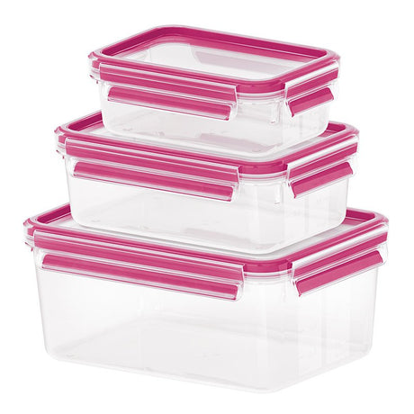 EAN 4009049403069 - EMSA 515584 recipiente de almacenar comida Rectangular Caja Verde, Transparente 3 pieza(s) imagen 1