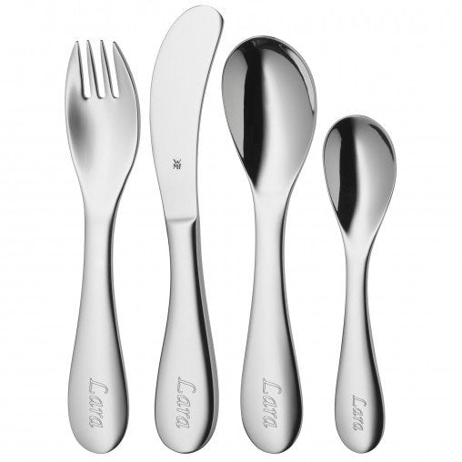 Wmf 1285816040 Knuddel Kinderbesteck Set 4-Teilig