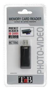EAN 3303170062753 - T'nB DCPOCKETSD1 lector de tarjeta USB 3.2 Gen 1 (3.1 Gen 1) Negro imagen 2