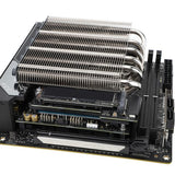 K Thermalright Axp120 X67 Low Profile Cpu Disipador - 120mm, Negro