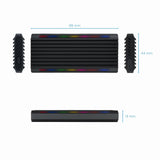 Tooq Shinobi Carcasa Externa Ssd M.2 Ngff/Nvme Usb-C 3.1 Gen2 Rgb