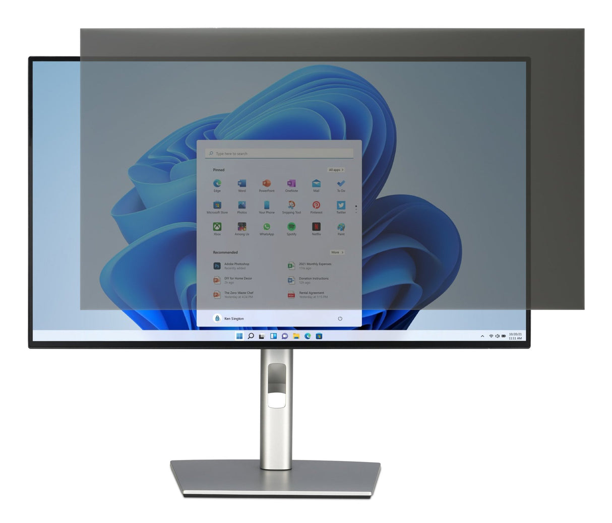 EAN 5028252642590 - Kensington K52930EU filtro para monitor 60,5 cm (23.8") Filtro de privacidad para pantallas sin marco imagen 4