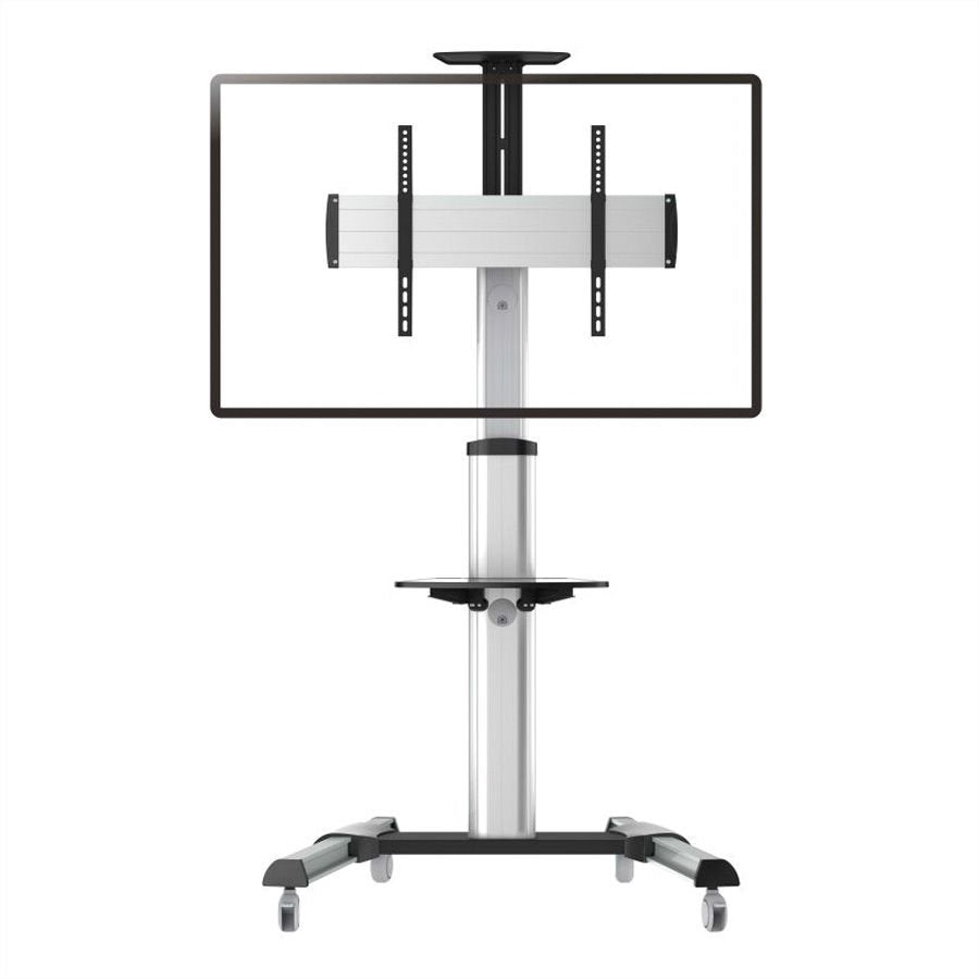 Roline Lcd- Tv-Rollstnder, 37-70 Zoll, Bis 50 Kg, Silberfarben