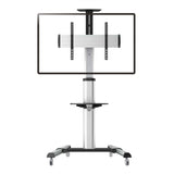 Roline Lcd- Tv-Rollstnder, 37-70 Zoll, Bis 50 Kg, Silberfarben