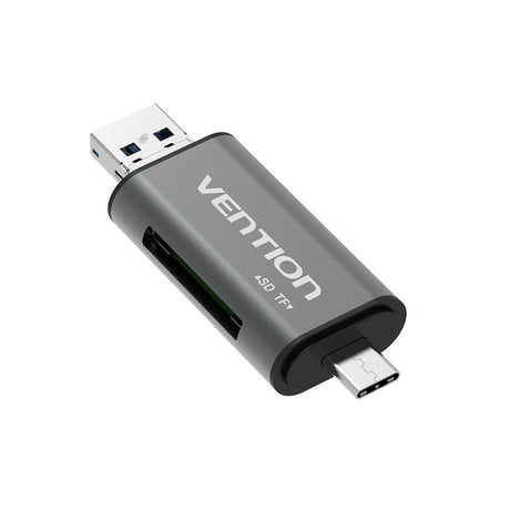 EAN 6922794736429 - Vention CCHH0 lector de tarjeta USB Type-A/USB Type-C/Micro-USB Gris imagen 2