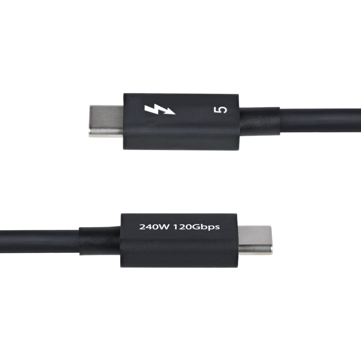 EAN 0065030920360 - StarTech.com TBLT5MM50CM240W cable Thunderbolt 0,5 m 80 Gbit/s Negro imagen 3